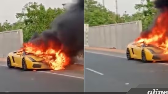 Cekcok pedagang mobil bekas, Lamborghini pun&nbsp;dibakar