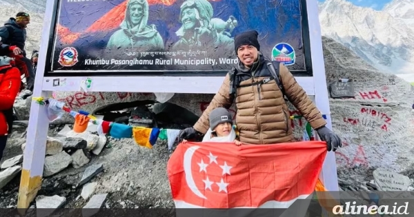 Bocah 5 tahun Singapura sukses capai basecamp Gunung Everest