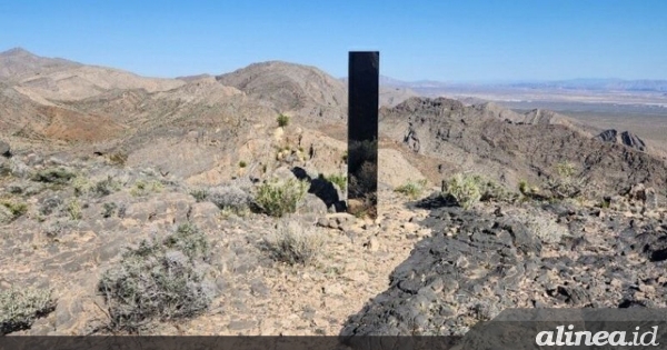 Monolit misterius ditemukan di gurun dekat Las&nbsp;Vegas